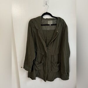 Torrid Dark Olive Utility Jacket